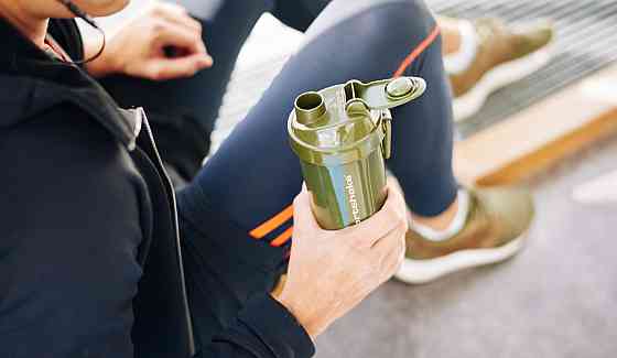 Шейкер спортивний SmartShake Original2GO One 800ml Army Green Каменское