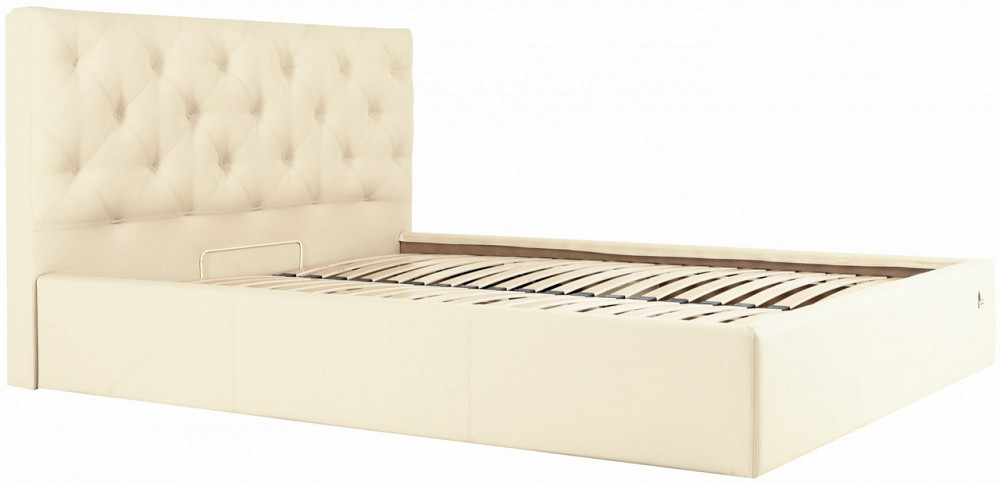 Ліжко Bristol VIP 120 х 200 см Fly 2207 З додатковою металевою цільнозварною рамою Бежевий Дніпро - фото 14