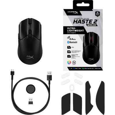 Мишка HyperX Pulsefire Haste 2 Wireless Black (6N0B0AA) Вінниця