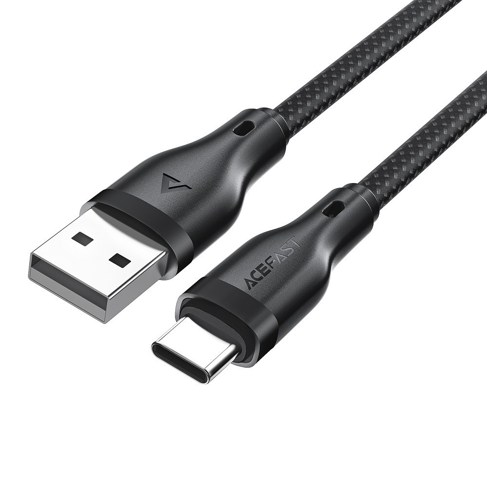 Кабель ACEFAST C8-04 USB-A to USB-C charging data cable Black Київ - фото 3