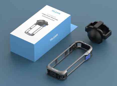 Рамка Insta360 X5 алюмінієва захисна з ковпачком Telesin S6-FMS-19-TIS Київ