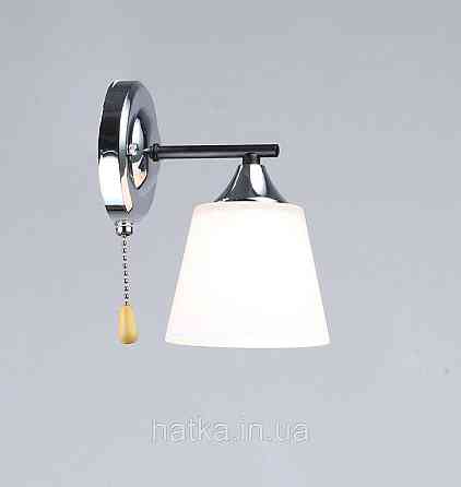 Бра настенное на 1 плафон VALESO K2311/1W, черный/хром (E27) Киев