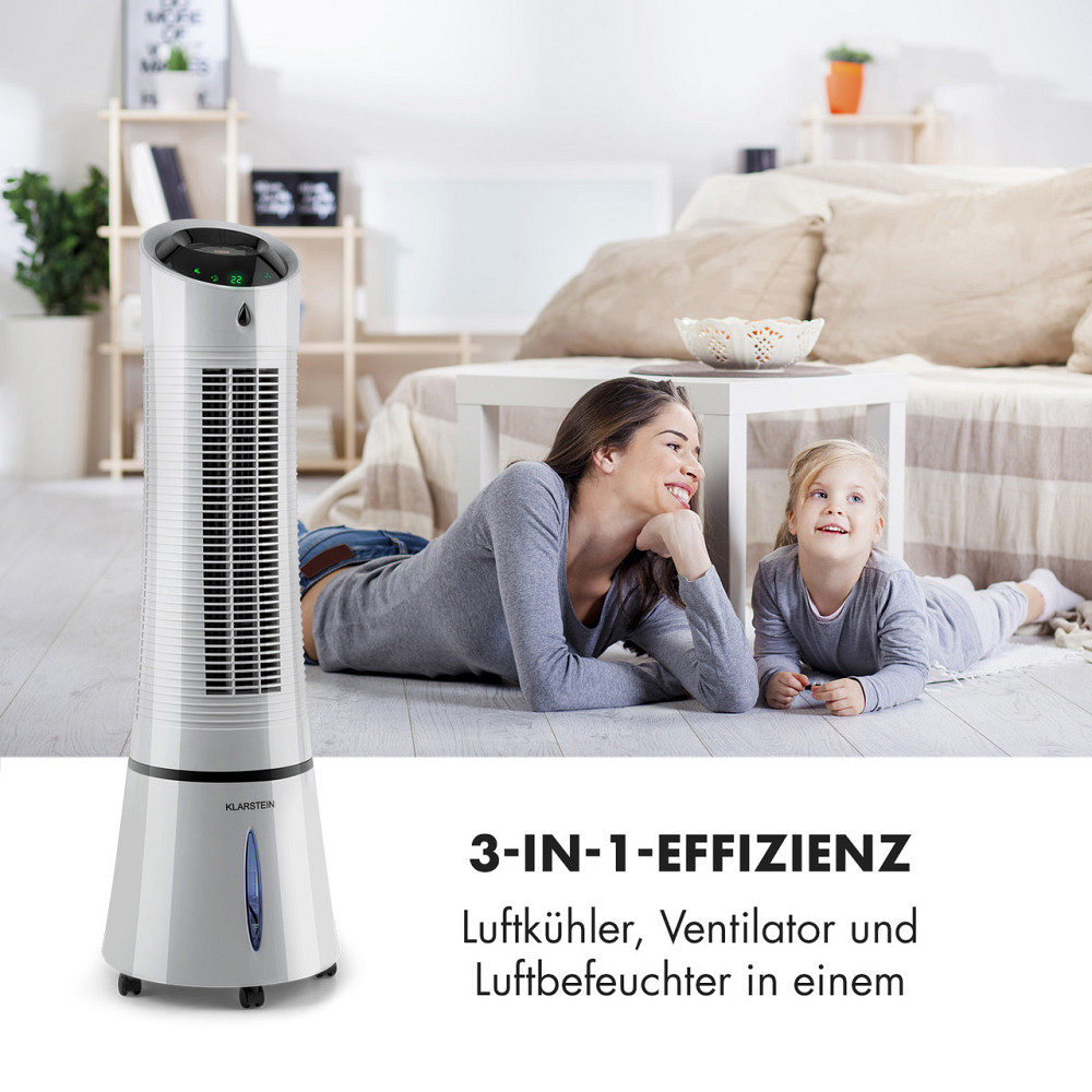 Skyscraper Ice Вентилятор воздухоохладителя 4-в-1 210 м³/ч 30 Вт осцилляционный мобильный пульт дистанционного Ровно - изображение 2