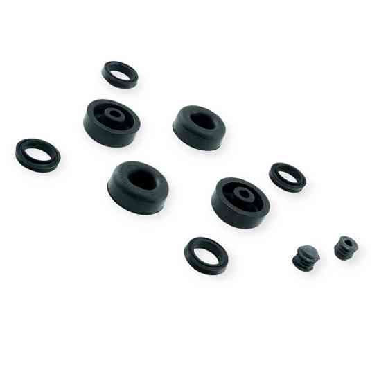 Ремкомплект гальмівного циліндра Москвич 412 (манжети, пильовики) (d-24 мм) AWEL робочого Мукачево