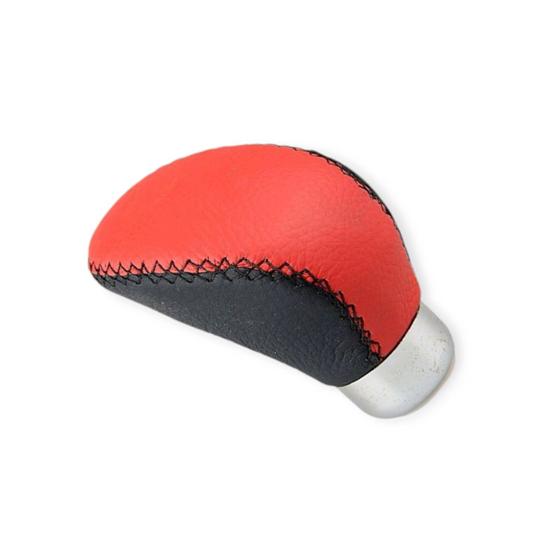 Накладка на кпп ручку універс. шкіра червона вставка Мукачево - фото 1