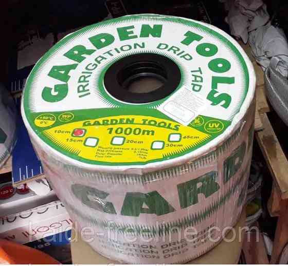 Стрічка крапельного поливу GARDEN TOOLS 100мм (1000м) Харків
