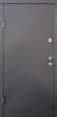 Дверь уличная Qdoors серия Металл/МДФ комплектация Стандарт М Горизонталь. цвет Графит/дуб вулканичный 950 Киев