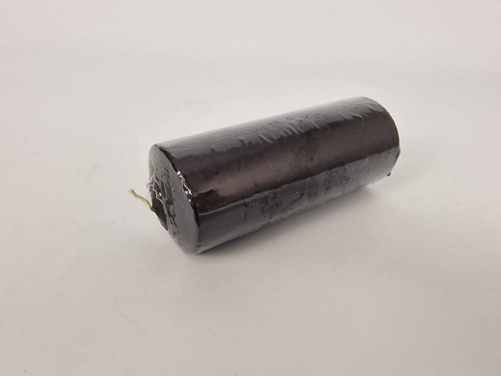 Кольорова Циліндр парафінова свічка (60/150) Чорна фарбована всередині біла (1 шт.) Харків - фото 2