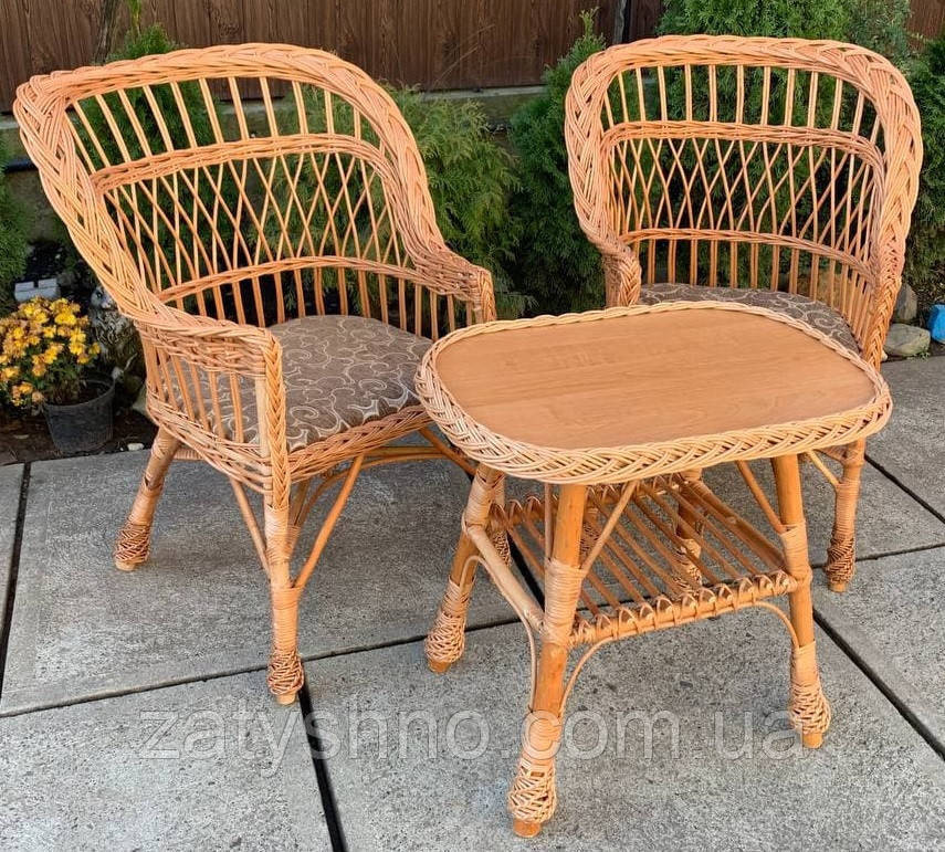 Плетені меблі з лози Київ - фото 3