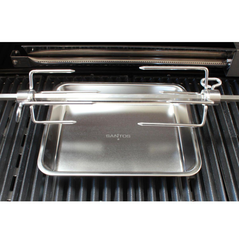 Піддон з нержавіючої сталі для гриля SANTOS, малий, 26,9 х 4 х 20,9 см 899416 Код: 010978 Рівне - фото 3