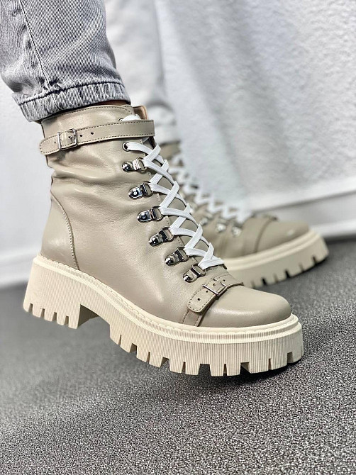 Без бренда Черевики жіночі ARLEN БК-Брук бежеві (зима, шкіра натуральна) (4853) 35-40 39 Коломия - фото 4