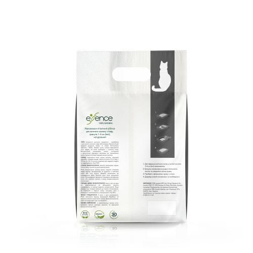 Наполнитель гигиенический Essence мм для кошачьего туалета для экстра поглощения натурального запаха из тофу с углем гранула 1- Киев - изображение 4