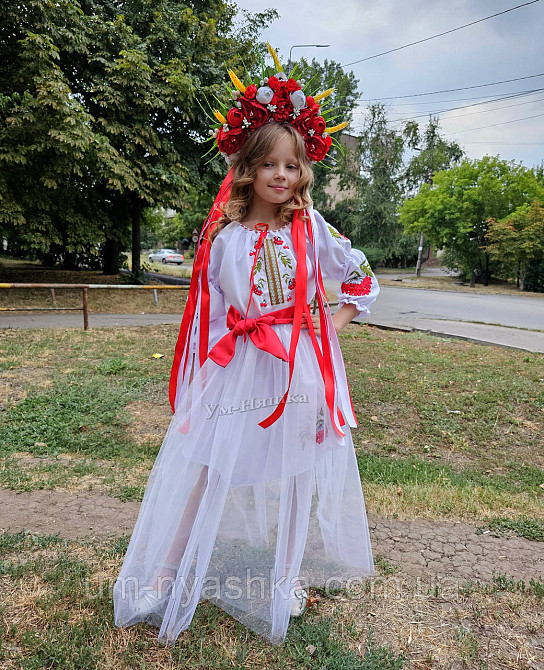 Детское вышитое платье с калиной Кривой Рог - изображение 8
