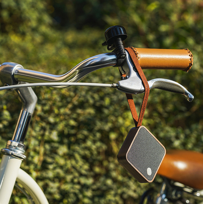 Бездротова Bluetooth-колонка Gingko Mi Square 3 Вт (Дерево горіх) Вінниця - фото 7