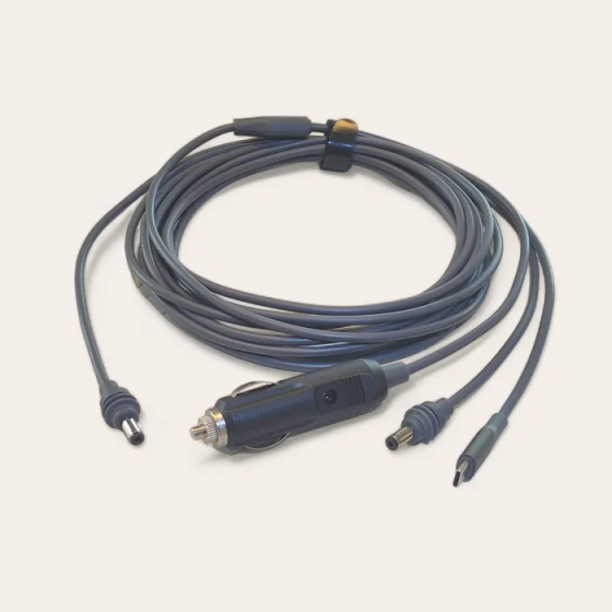 Кабель питания для Starlink Mini 3 в 1 (Type-C/DC/прикуриватель) 2 метра Киев