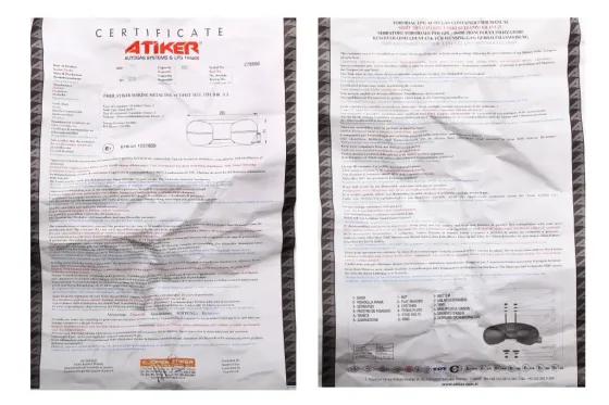 Баллон ГБО тороидальный наружный H270*D720мм 89л Atiker Винница