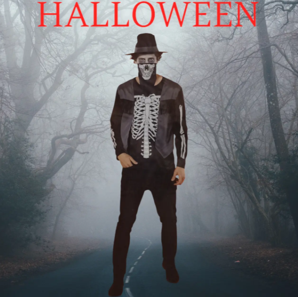 Костюм на Хелловін чоловічий Ковбой L різнобарвний Київ - фото 1