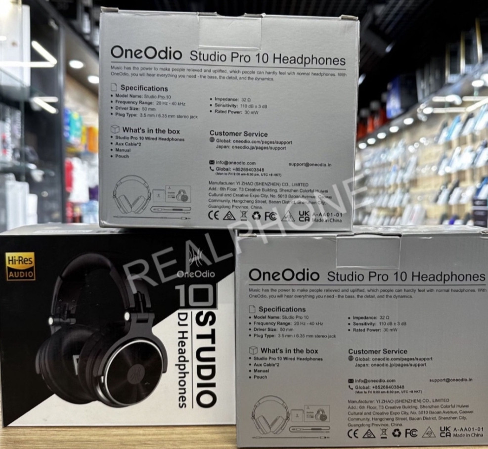 Наушники Гарнитура: Oneodio Studio Pro 10 DJ Headphones. Харьков - изображение 2