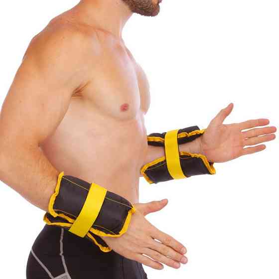 Утяжелители-манжеты для рук и ног 2x1.5 кг Вишнёвое