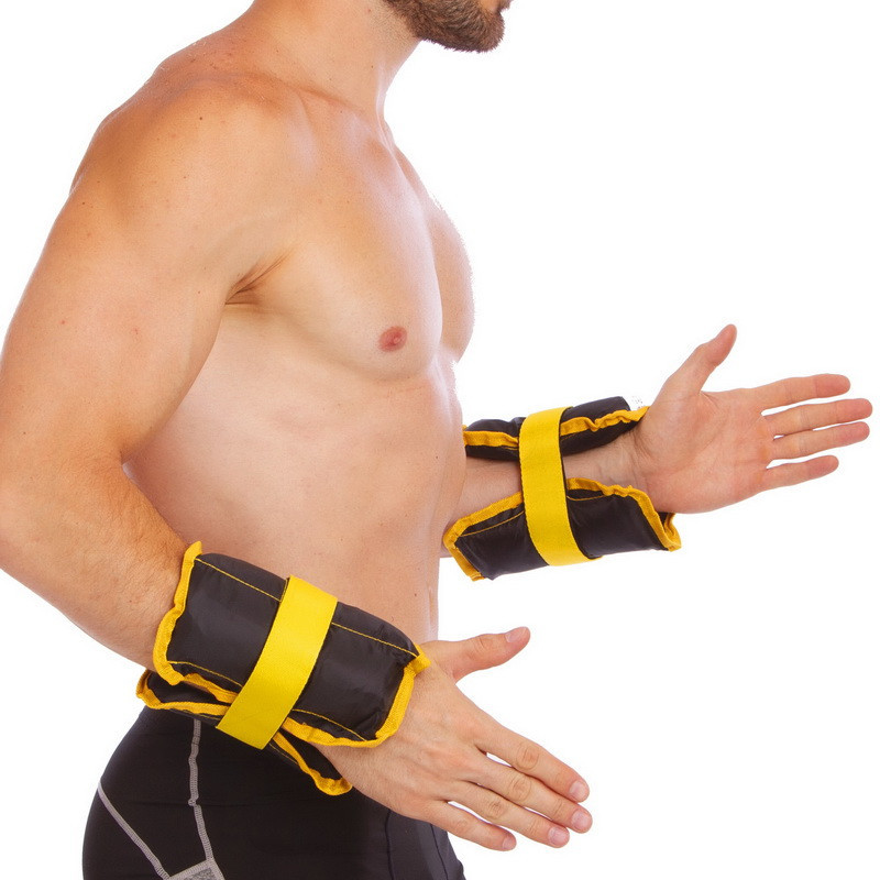 Утяжелители-манжеты для рук и ног 2x1.5 кг Вишнёвое - изображение 4