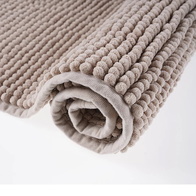 Коврик для ванной комнаты и душа Bathlux изготовлен из специального нескользящего материала, Бежевый Каменец-Подольский - изображение 4