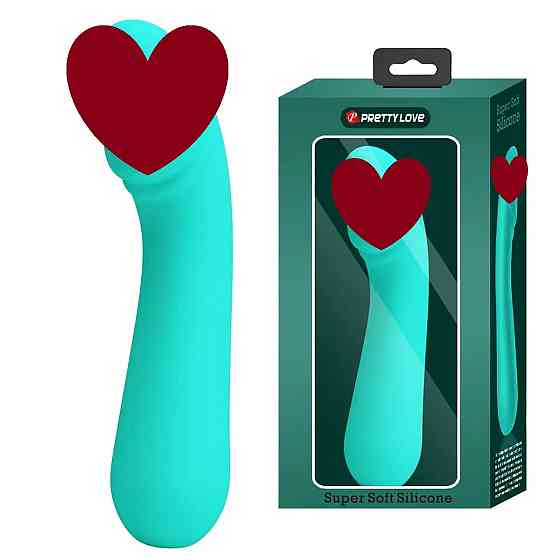 Вибромассажер для стимуляции точки G Pretty Love - Cetus Green, BI-014723-4 Sex Aura Киев