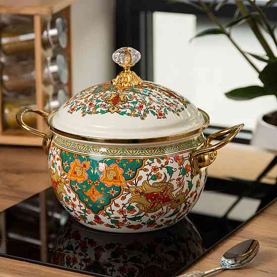 Емальована каструля 4 л для газових та електричних плит Київ