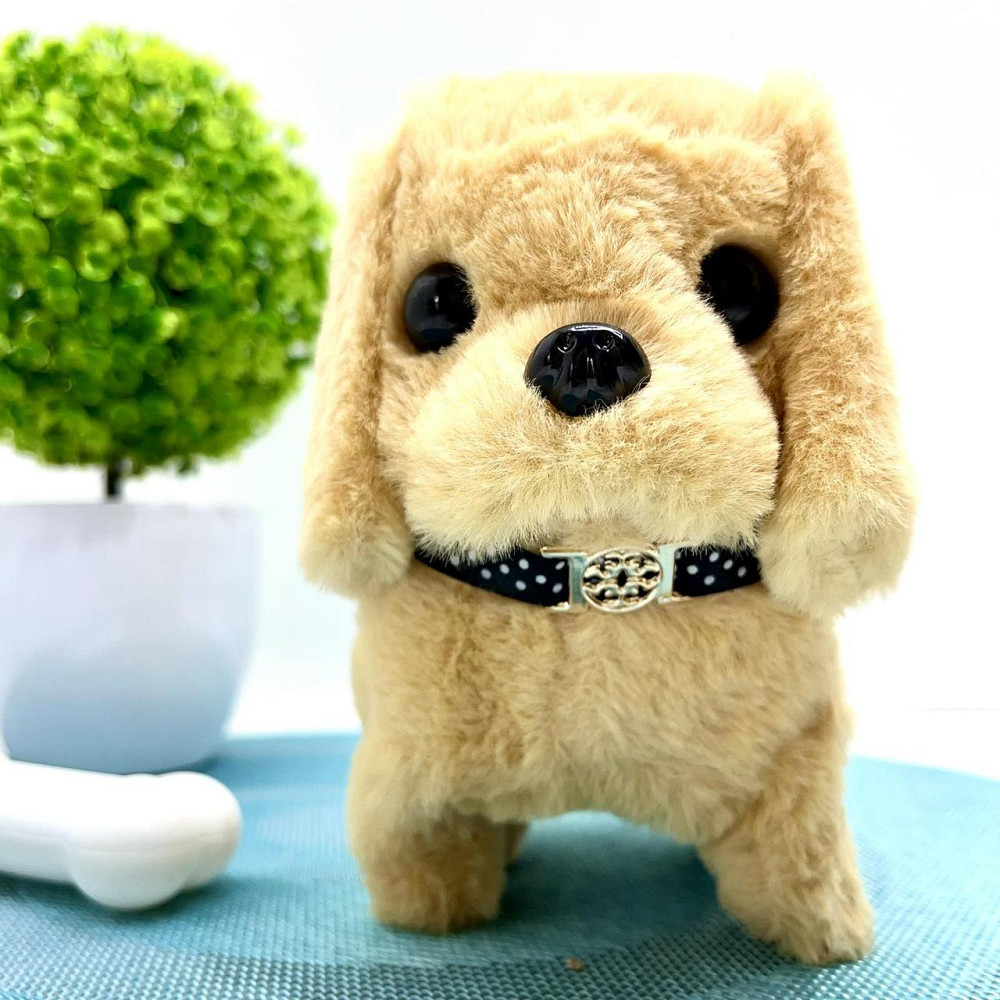 Собачка інтерактивна ходить видає звуки ворушить хвостиком в рюкзаку Бежева (777-23B) Чернигов - изображение 7