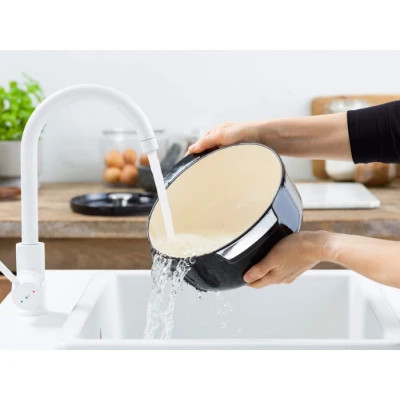 Кастрюля KitchenAid чавунна з кришкою 3,3 л Чорна (CC006058-001) Винница - изображение 9