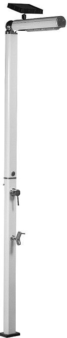 Уличный душ Aquaviva Quick с LED подсветкой и мойкой для ног. белый Q825/9003-QL Киев - изображение 1