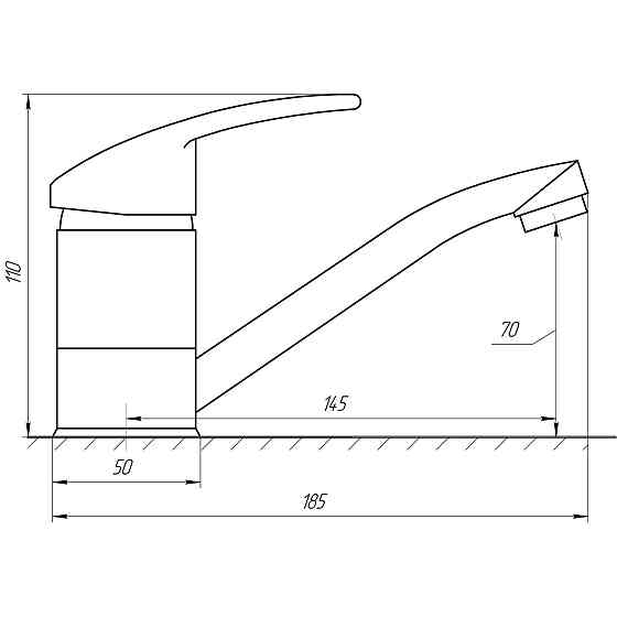Змішувач для умивальника Globus Lux Caprice GLCA-0103М Луцьк