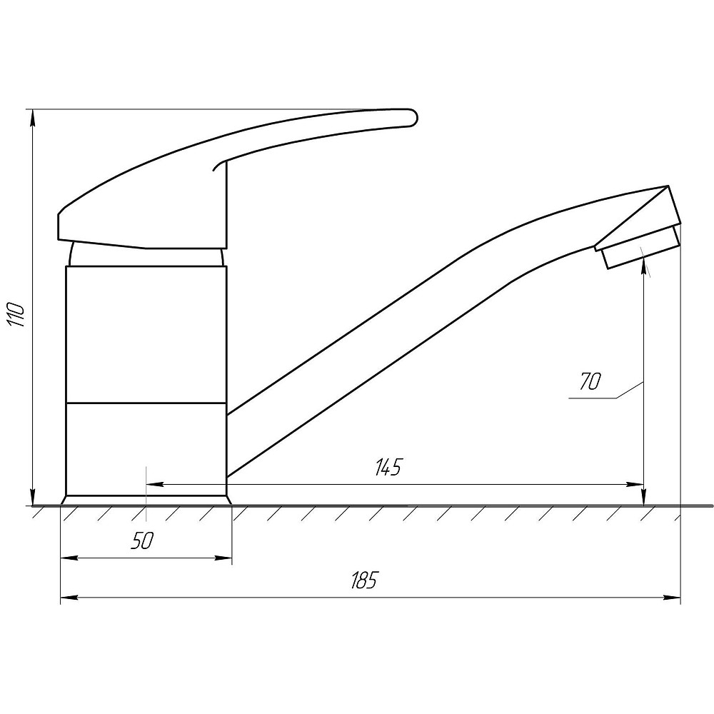 Змішувач для умивальника Globus Lux Caprice GLCA-0103М Луцьк - фото 5