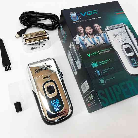 Электрическая бритва для качественного бритья VGR, Бритва портативная аккумуляторная YK-42 Львов