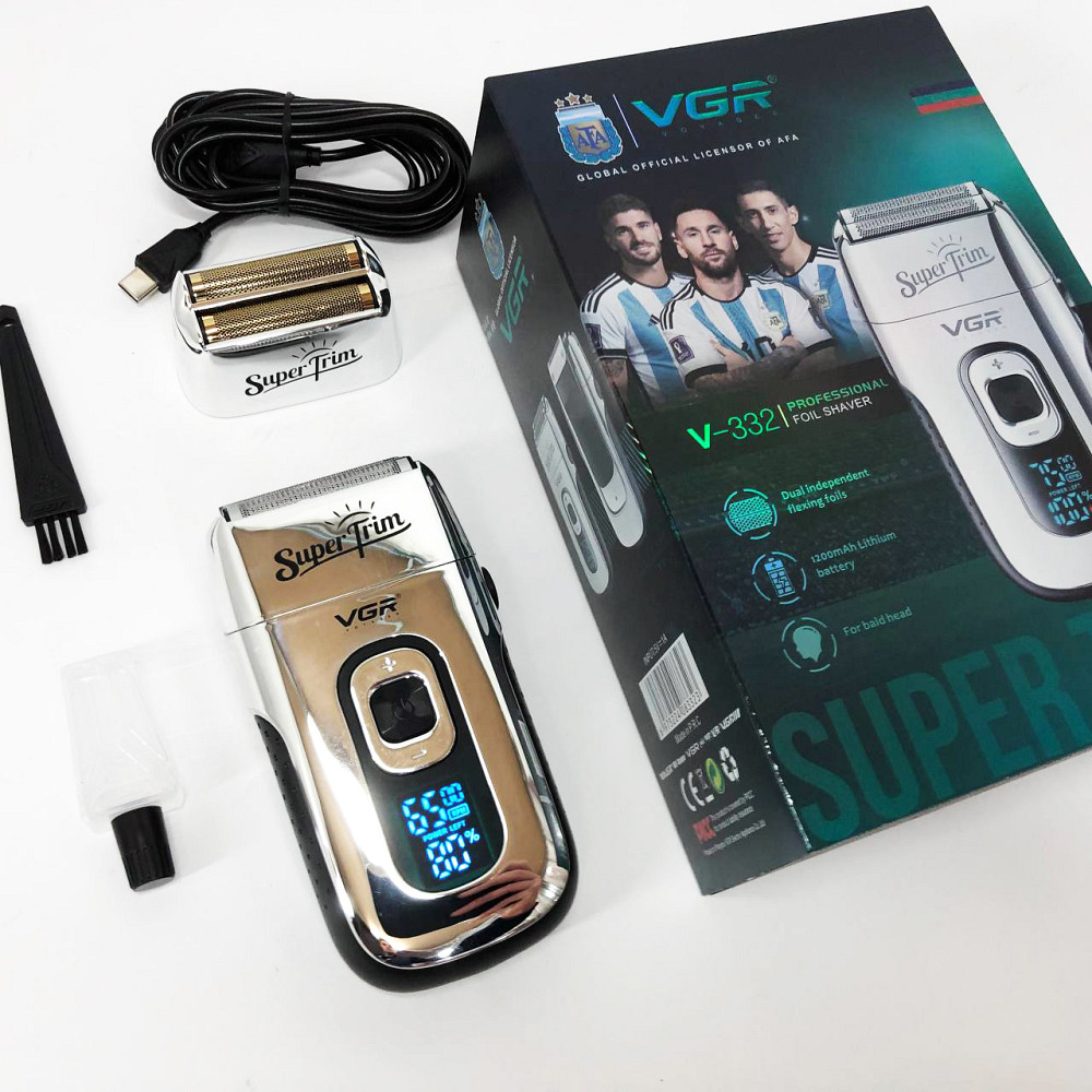 Электрическая бритва для качественного бритья VGR, Бритва портативная аккумуляторная YK-42 Львов - изображение 2