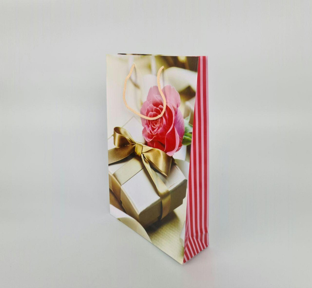 Большой бумажный пакет вертикальный  25/37/8(артBV-101) (12 шт) Харьков - изображение 2