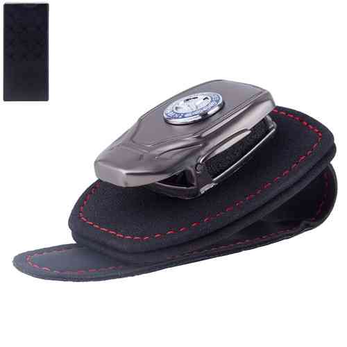 Кожаный зажим для очков MERCEDES - держатель для солнцезащитных и оптических очков Харьков