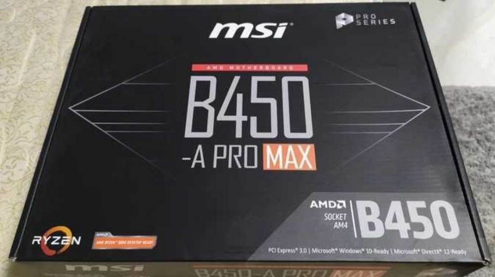Материнська плата MSI B450-A Pro Max. Київ - фото 2