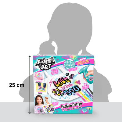 Набор для творчества Canal Toys DIY Airbrush Art Дизайнер (AIR016) Винница - изображение 3