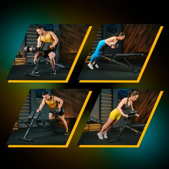 Лавка тренувальна Trex Sport TX-200B із партою Скотта Київ - фото 4