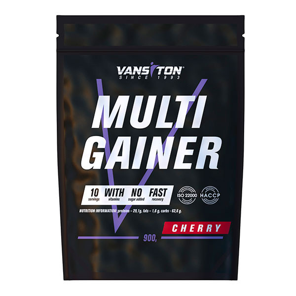 Гейнер Vansiton Multi Gainer 900 г Вишня Луцк - изображение 1