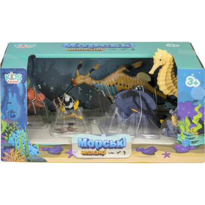 Фігурка Kids Team Морські мешканці: два морські котики, риба-лисиця, риба-клоун, риба-хірург (Q9899-P26_1) Вінниця - фото 2