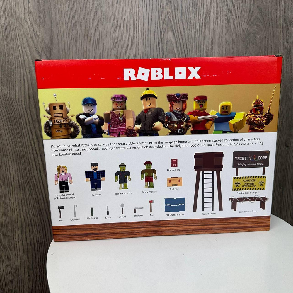 Великі ігрові фігурки Roblox в коробці атака зомбі, іграшкові чоловічки Роблокс набір ( 24443 ) Харьков - изображение 8