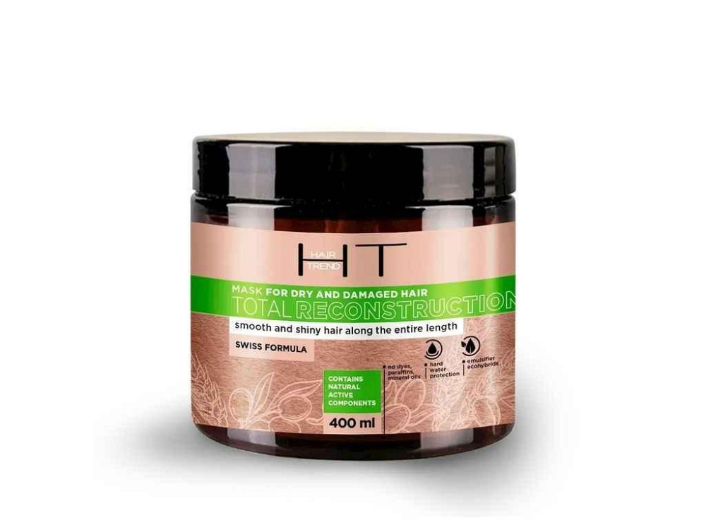 Маска для волос 400мл Сухого и поврежденного Total Reconstruction ТМ HAIR TREND Киев - изображение 1