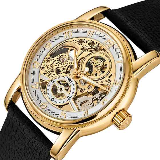 Годинник чоловічий механічний Forsining Star Prestige Gold (2 ремінці) Київ