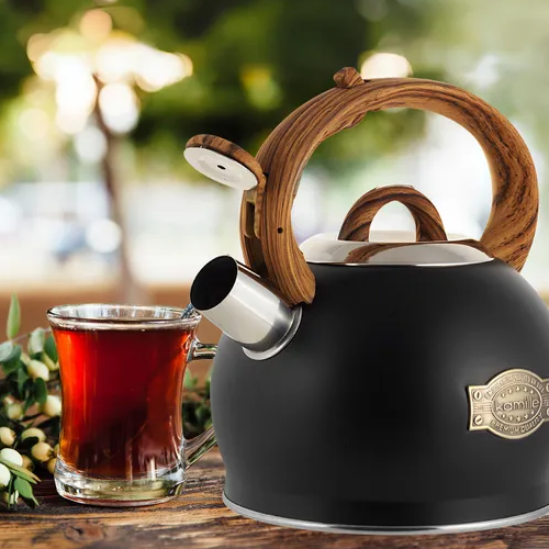 Чайник 2л нержавіюча сталь зі свистком з ручкою 