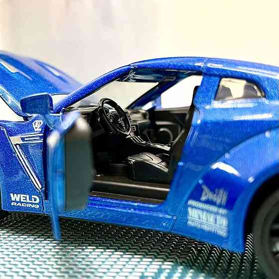 Машинка TK Union Auto Expert Nissan GTR металева світло/звук/інерційна Синя (38071) Чернігів