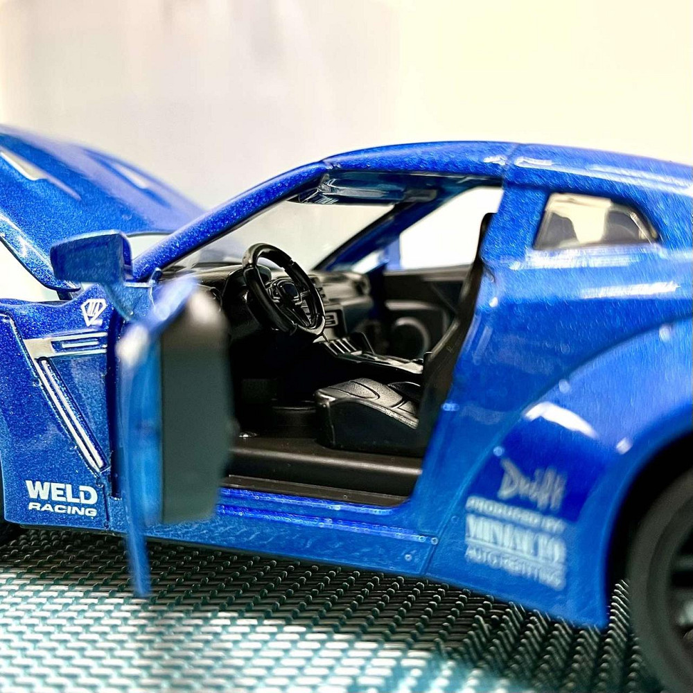 Машинка TK Union Auto Expert Nissan GTR металева світло/звук/інерційна Синя (38071) Чернігів - фото 6