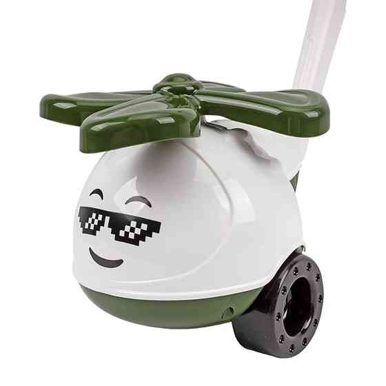 Дитяча іграшка-каталка Вертоліт 9420TXK у сітці Зелений Вінниця