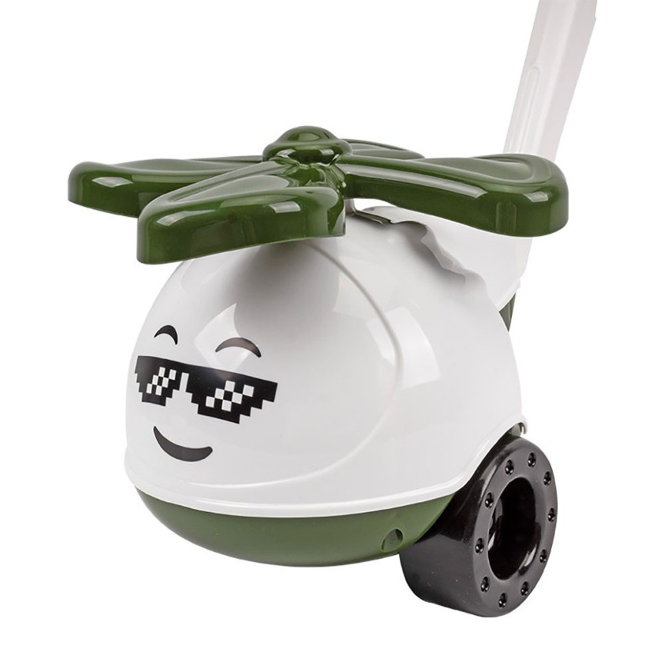 Дитяча іграшка-каталка Вертоліт 9420TXK у сітці Зелений Вінниця - фото 1