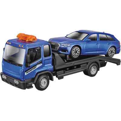 Спецтехніка Bburago Евакуатор з автомоделлю Audi A6 Avant (18-31418) Вінниця